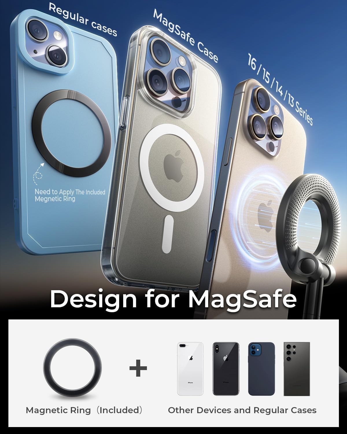 Vacuum Magnetic Phone Holder