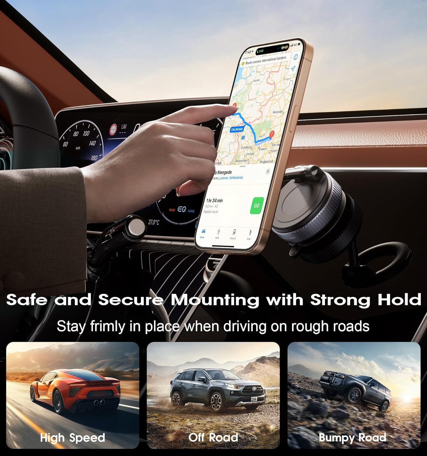 Vacuum Magnetic Phone Holder